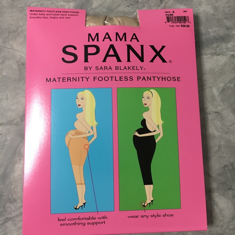 Spanx maternity footless pantyhose